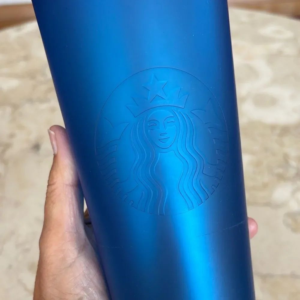 Starbucks 2023 Limited Edition Bluebell Soft Touch 24oz Tumbler Insulated